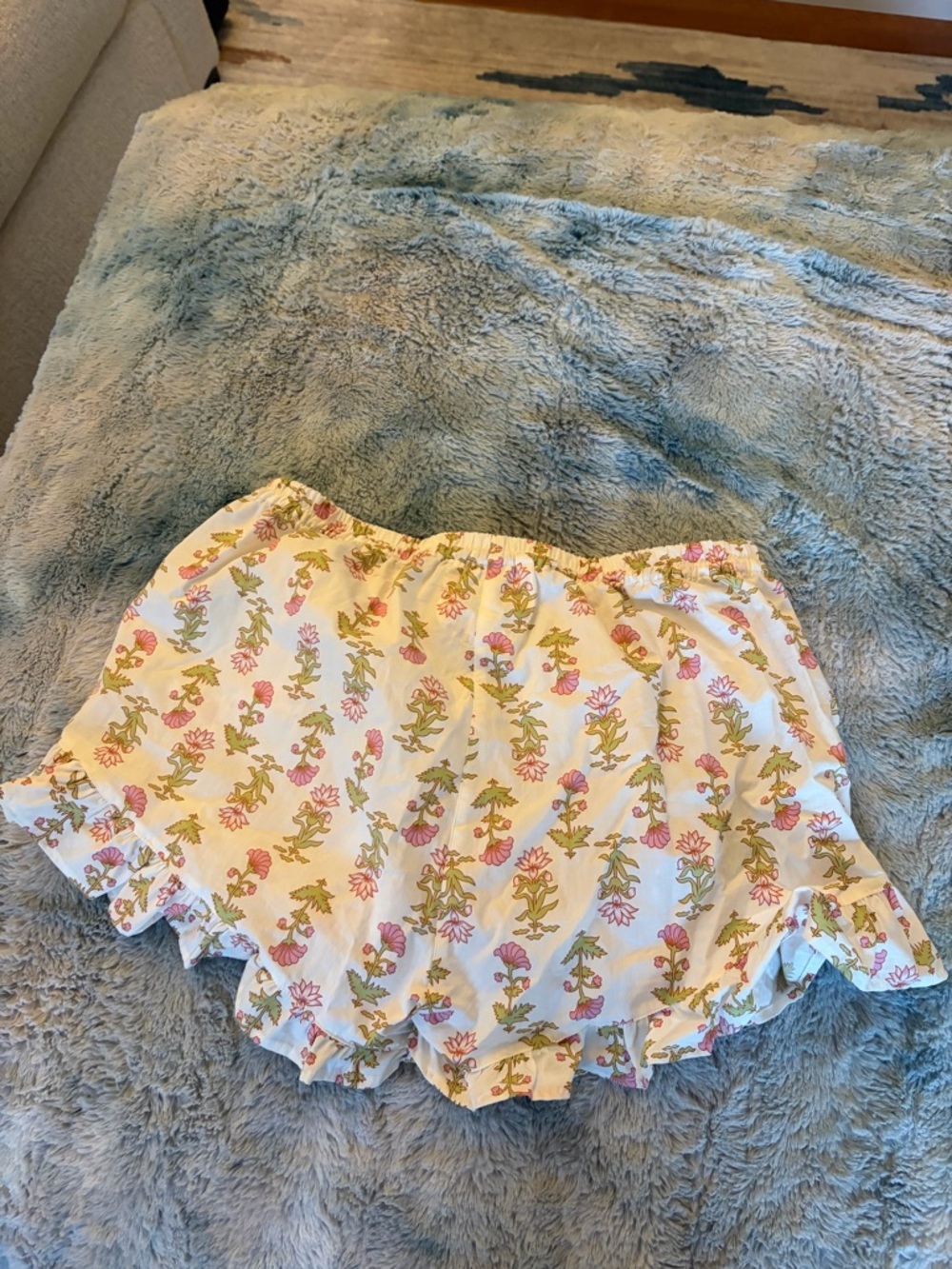 Floral Ruffle Pajama Set - Picture 6 of 6